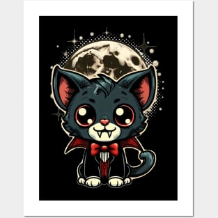 Vampire cat Posters and Art